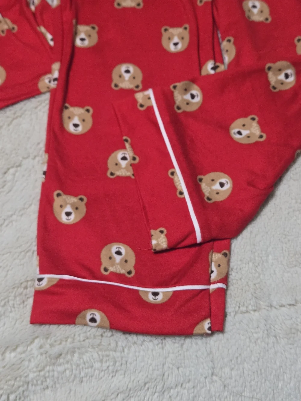 Set of 2 Matching Bear pajama set includes PJ Tops and PJ Bottoms toddler kid 3T